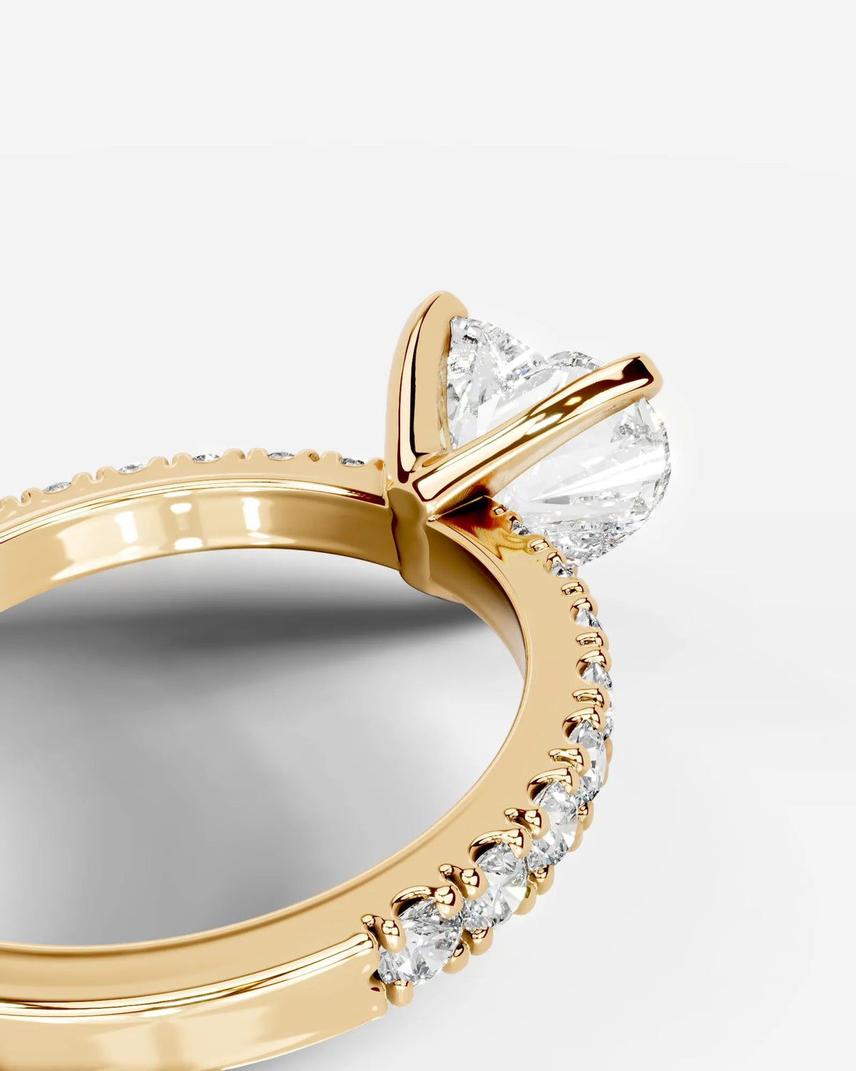 Marquise Solitaire With Tulip Prongs Lab Grown Diamond Engagement Ring