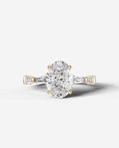 Marquise Solitaire With Tulip Prongs Lab Grown Diamond Engagement Ring