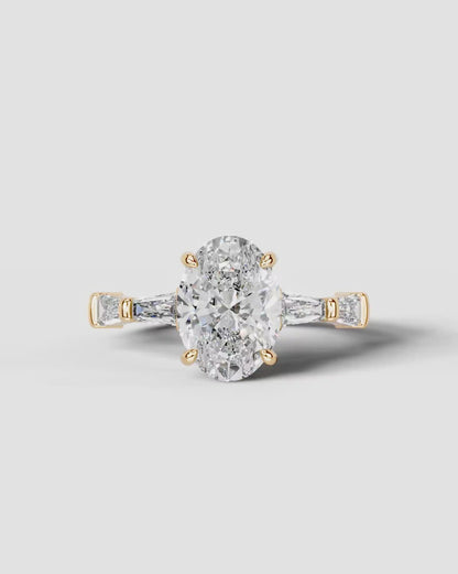 Marquise Solitaire With Tulip Prongs Lab Grown Diamond Engagement Ring