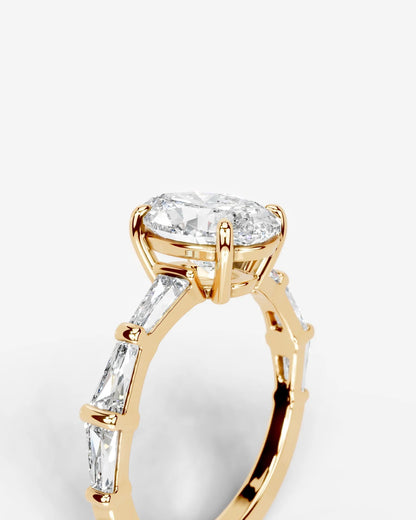 Marquise Solitaire With Tulip Prongs Lab Grown Diamond Engagement Ring