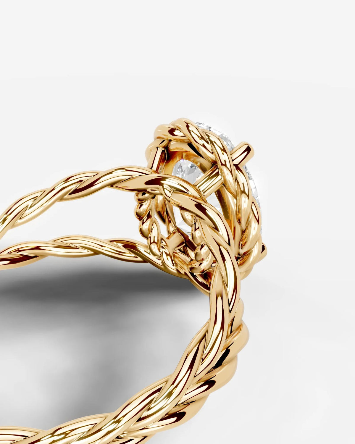 Marquise Solitaire With Tulip Prongs Lab Grown Diamond Engagement Ring