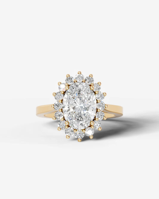 Marquise Solitaire With Tulip Prongs Lab Grown Diamond Engagement Ring
