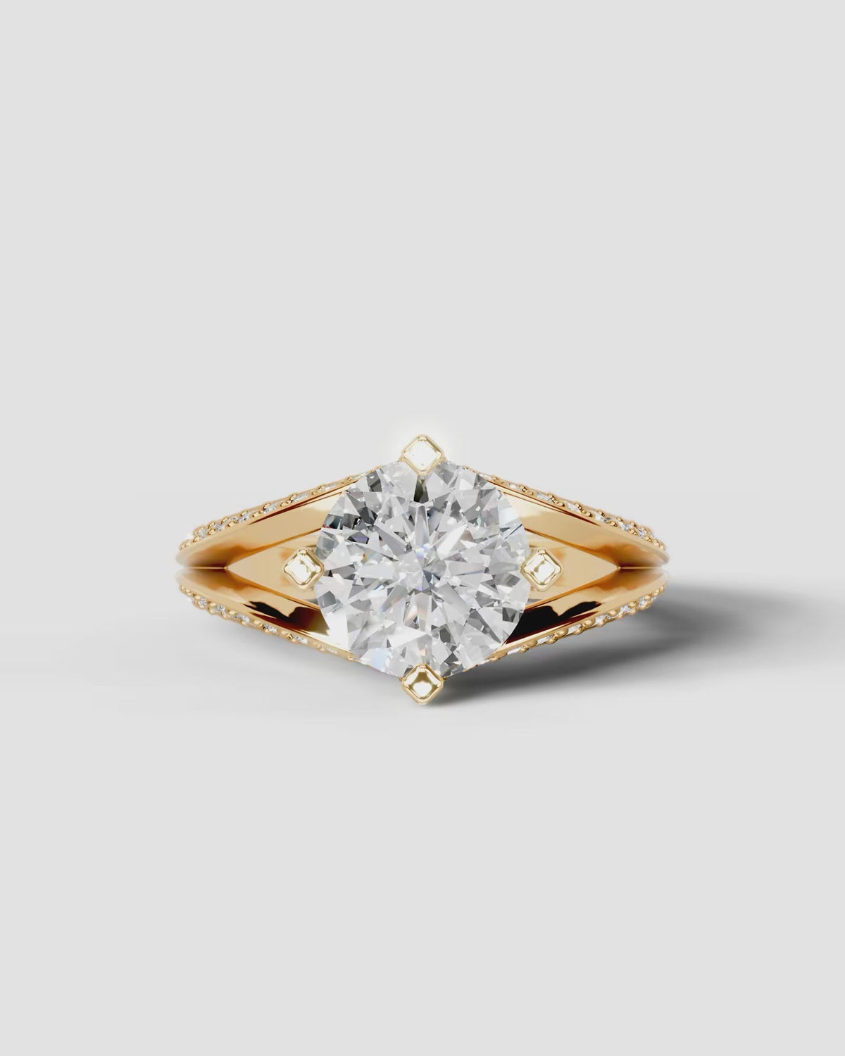 Marquise Solitaire With Tulip Prongs Lab Grown Diamond Engagement Ring