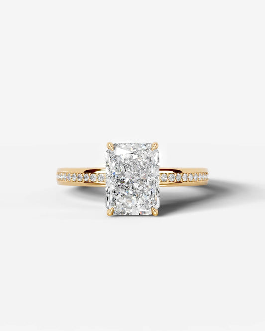 Marquise Solitaire With Tulip Prongs Lab Grown Diamond Engagement Ring
