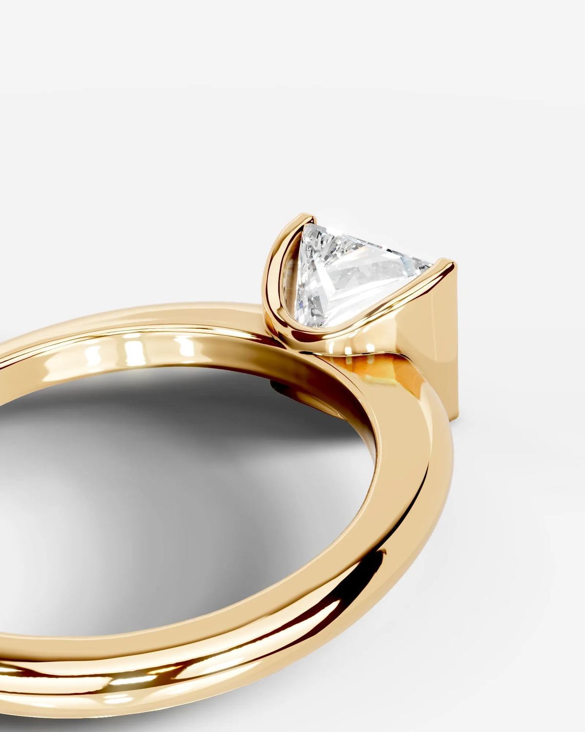 Marquise Solitaire With Tulip Prongs Lab Grown Diamond Engagement Ring