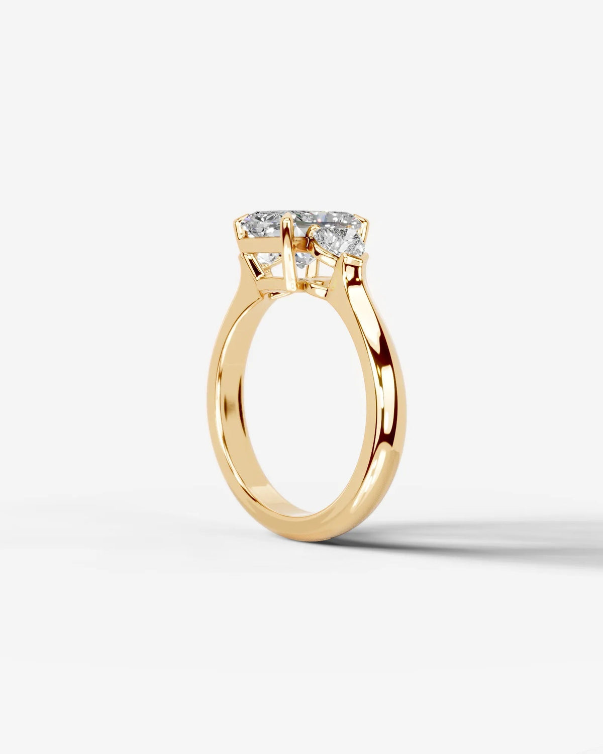 Marquise Solitaire With Tulip Prongs Lab Grown Diamond Engagement Ring