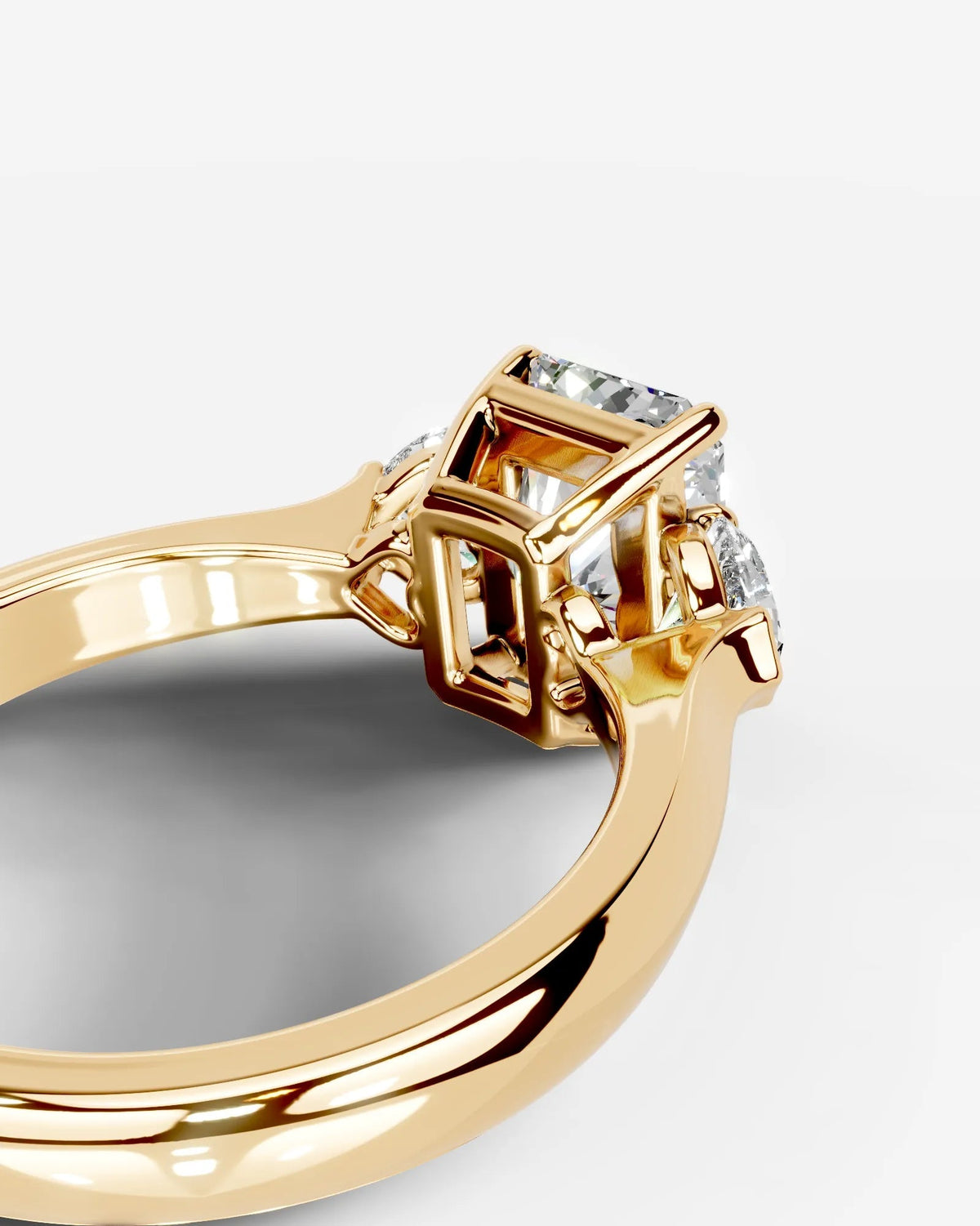 Marquise Solitaire With Tulip Prongs Lab Grown Diamond Engagement Ring