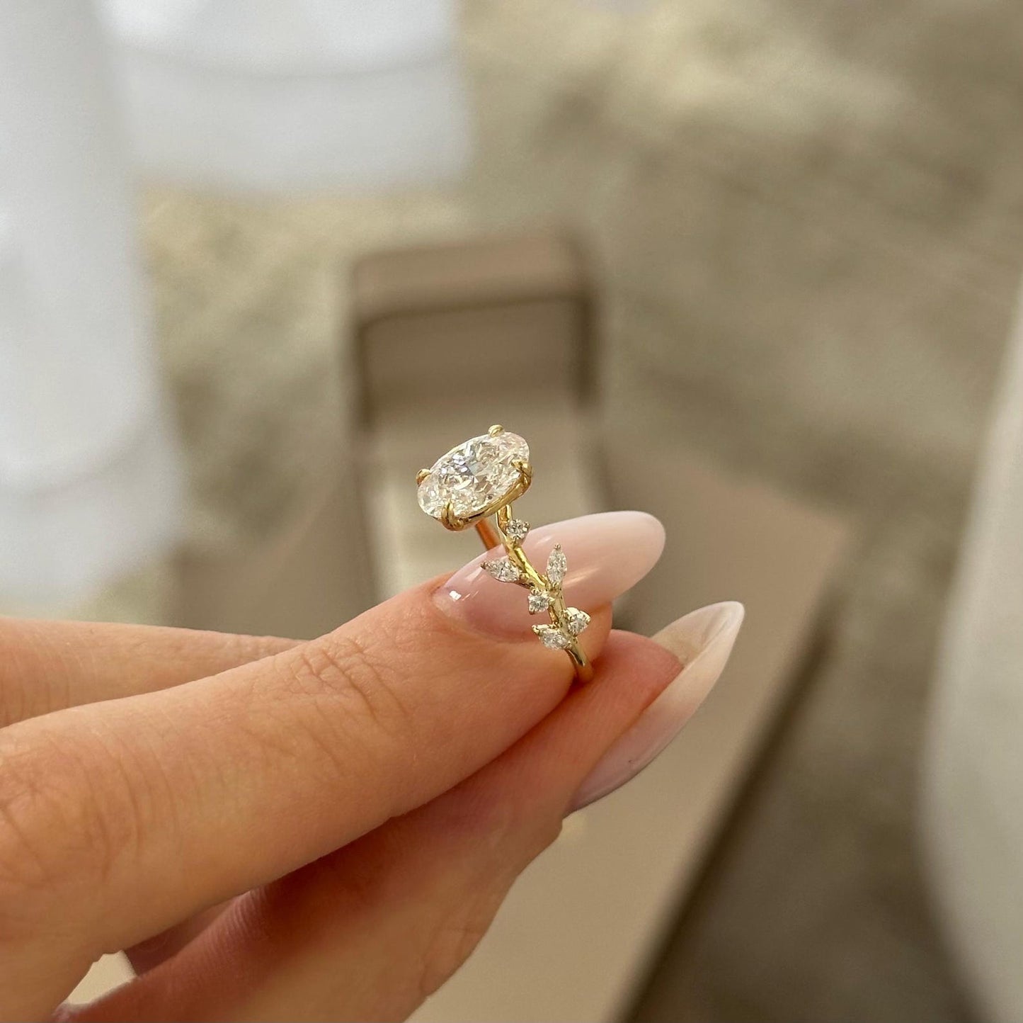 Round Halo, Pave & Split Shank Engagement Ring – 1.93 CT Lab Grown Diamond