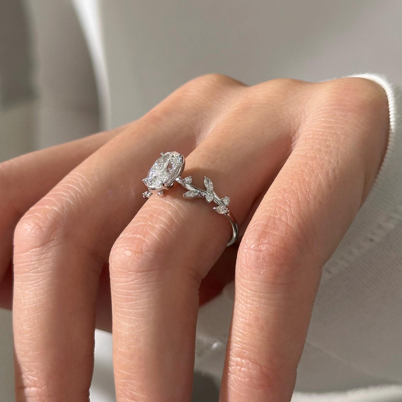 Round Halo, Pave & Split Shank Engagement Ring – 1.93 CT Lab Grown Diamond