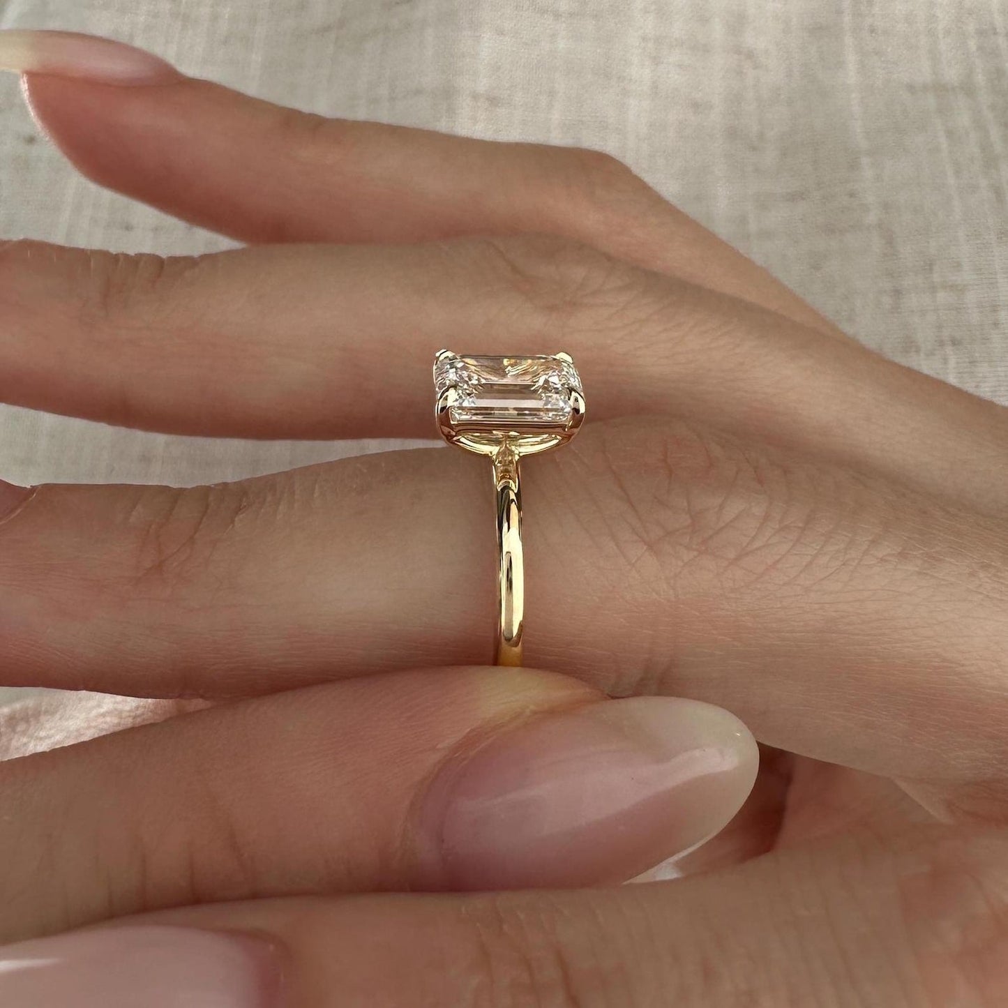 Round Halo, Pave & Split Shank Engagement Ring – 1.93 CT Lab Grown Diamond
