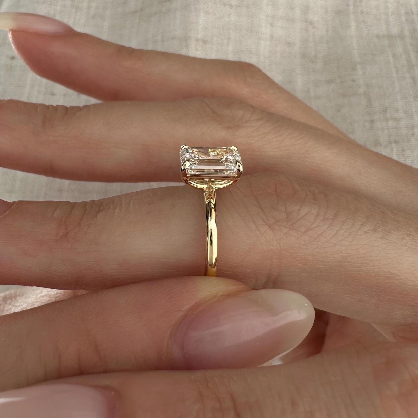 Round Halo, Pave & Split Shank Engagement Ring – 1.93 CT Lab Grown Diamond
