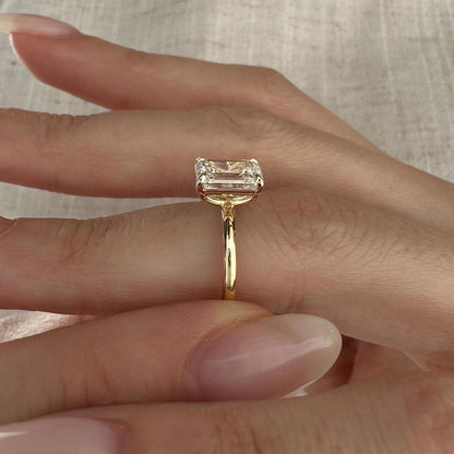 Round Halo, Pave & Split Shank Engagement Ring – 1.93 CT Lab Grown Diamond