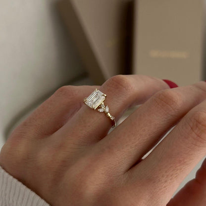 Round Halo, Pave & Split Shank Engagement Ring – 1.93 CT Lab Grown Diamond