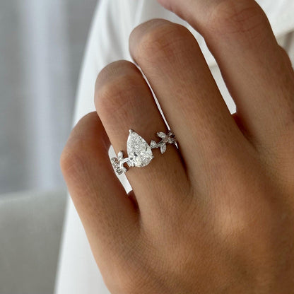 Round Halo, Pave & Split Shank Engagement Ring – 1.93 CT Lab Grown Diamond