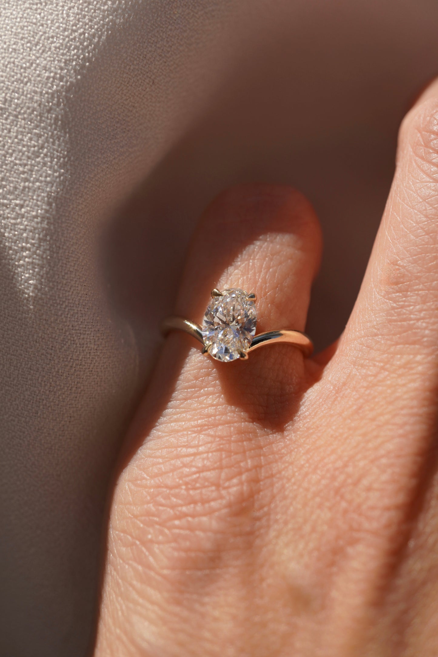 2 CT Emerald Pave Moissanite Engagement Ring