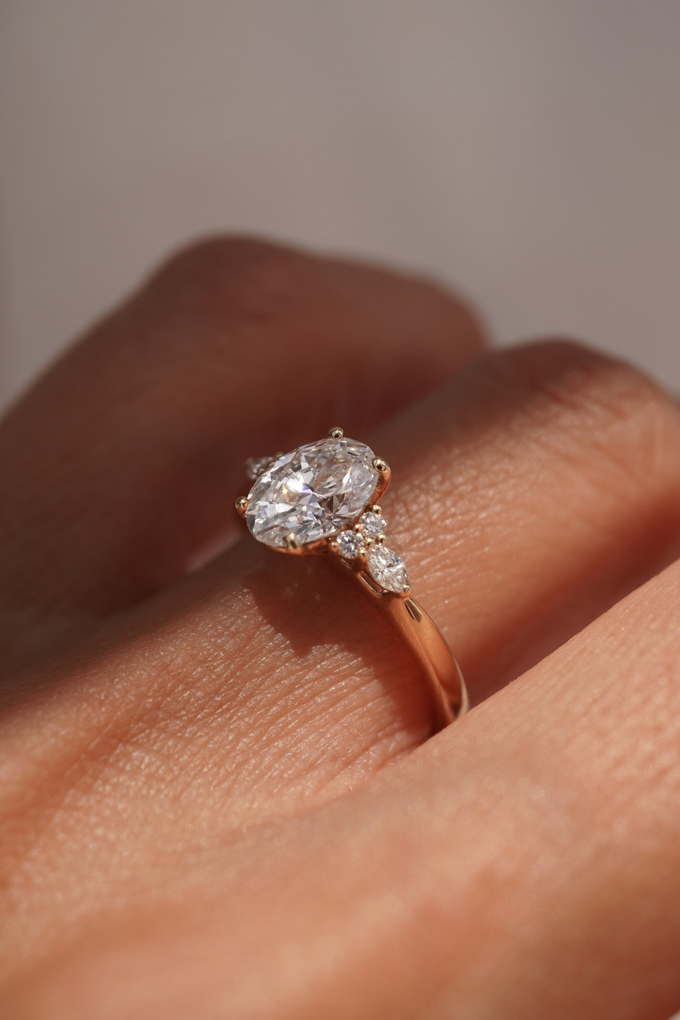 2 CT Emerald Pave Moissanite Engagement Ring