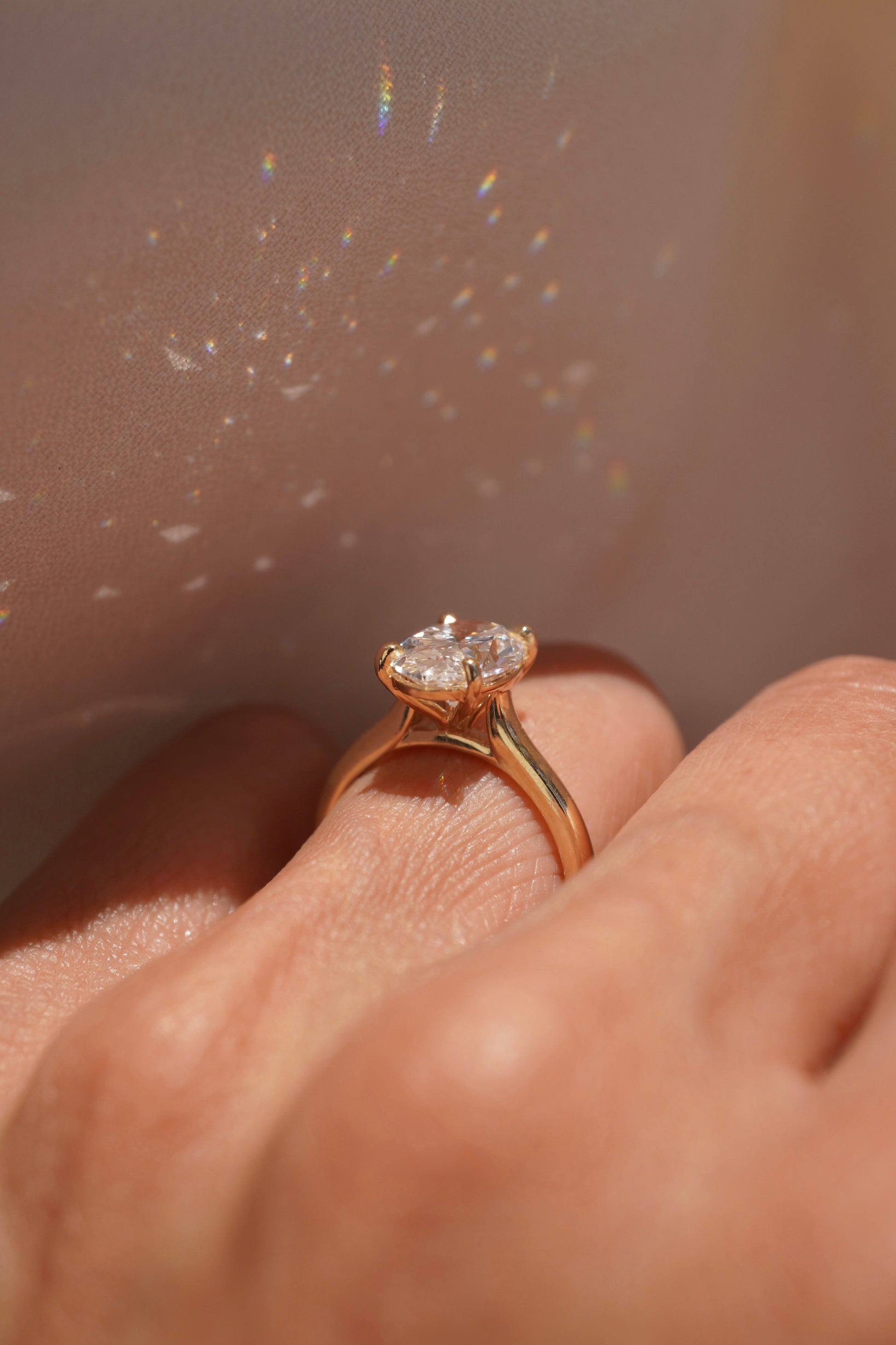 2 CT Emerald Pave Moissanite Engagement Ring