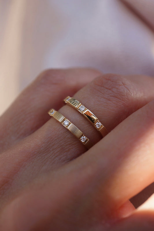0.35 TCW Round Diamond Curved Pave DEF/VVS Lab Grown Wedding Band