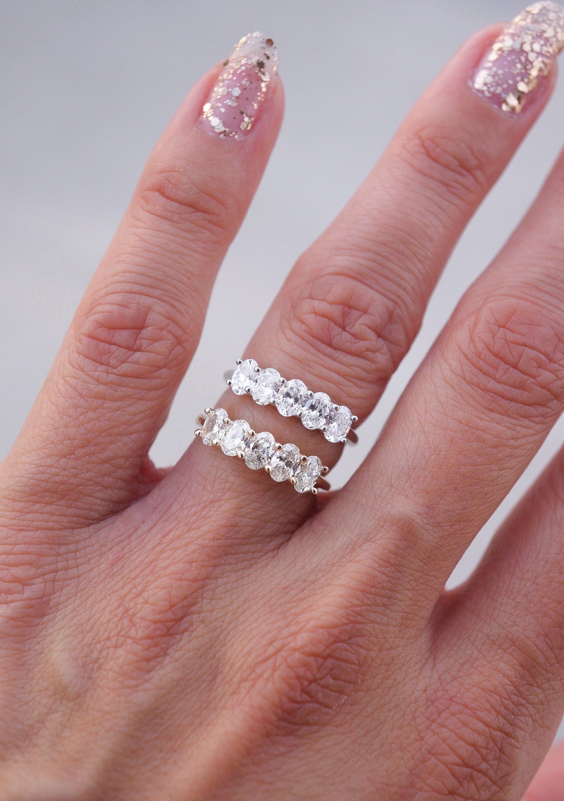 0.35 TCW Round Diamond Curved Pave DEF/VVS Lab Grown Wedding Band