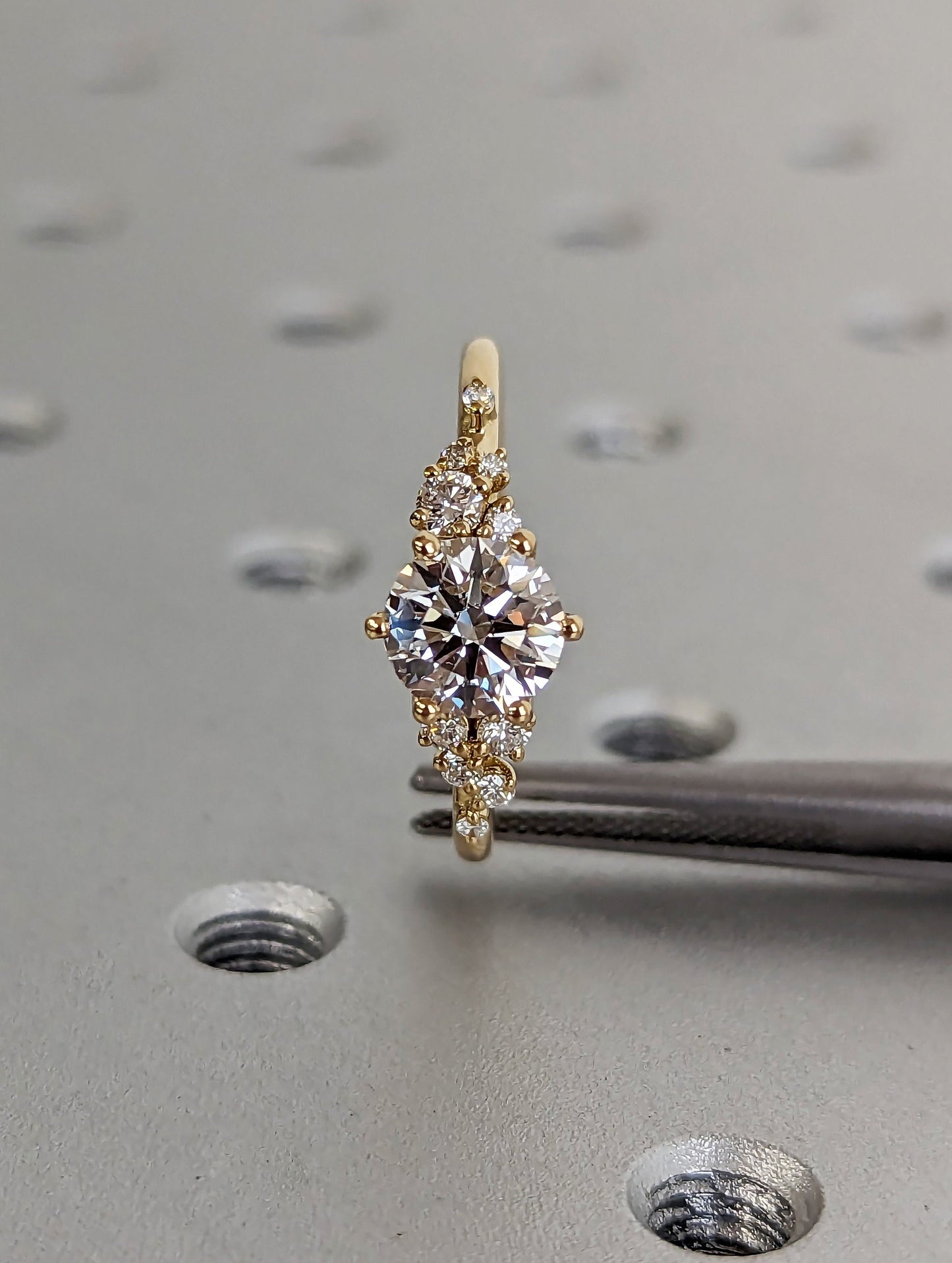 Asscher Three Stones Engagement Ring – 5.75 CT Moissanite Diamond