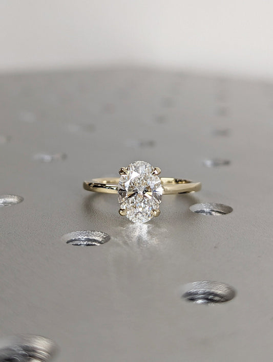 Asscher Three Stones Engagement Ring – 5.75 CT Moissanite Diamond