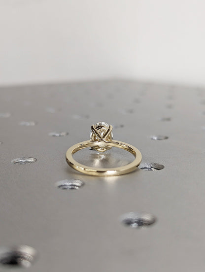 Asscher Three Stones Engagement Ring – 5.75 CT Moissanite Diamond