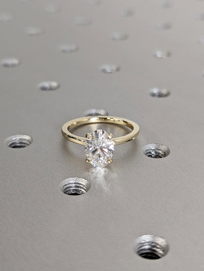Asscher Three Stones Engagement Ring – 5.75 CT Moissanite Diamond