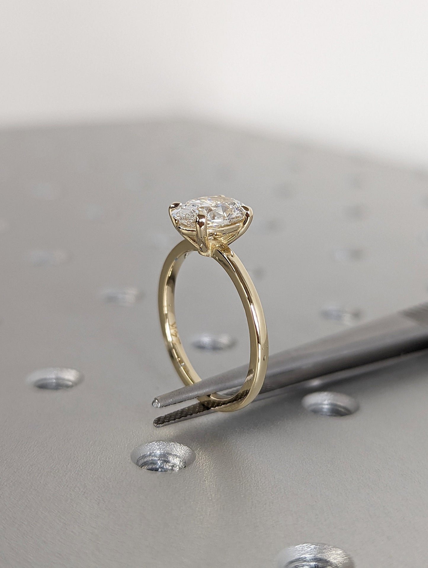 Asscher Three Stones Engagement Ring – 5.75 CT Moissanite Diamond