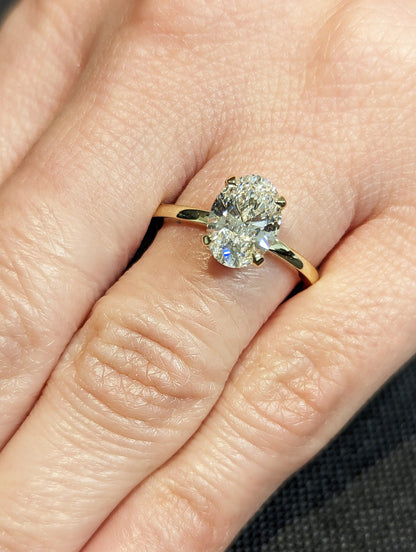 Asscher Three Stones Engagement Ring – 5.75 CT Moissanite Diamond