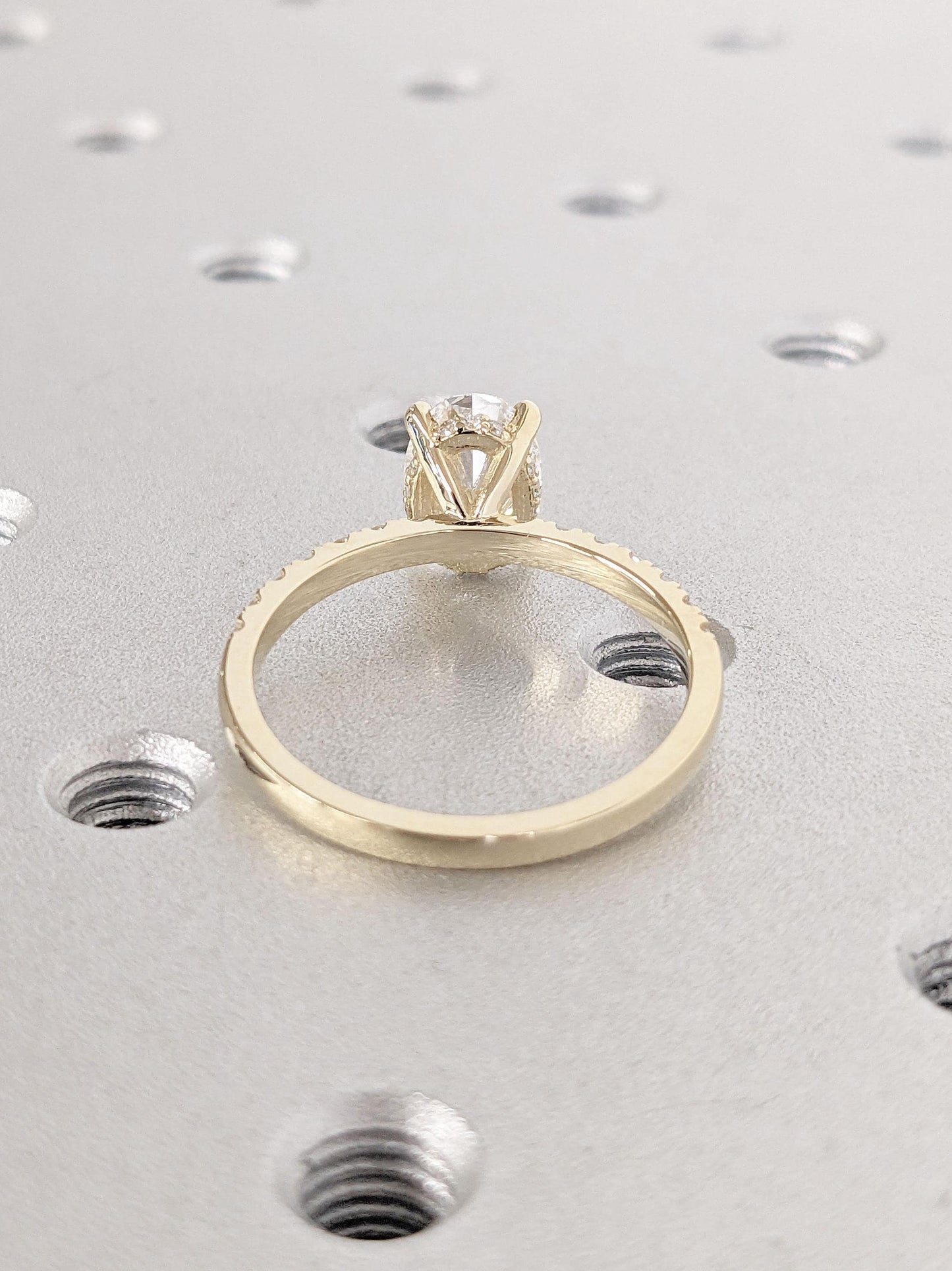 Asscher Three Stones Engagement Ring – 5.75 CT Moissanite Diamond