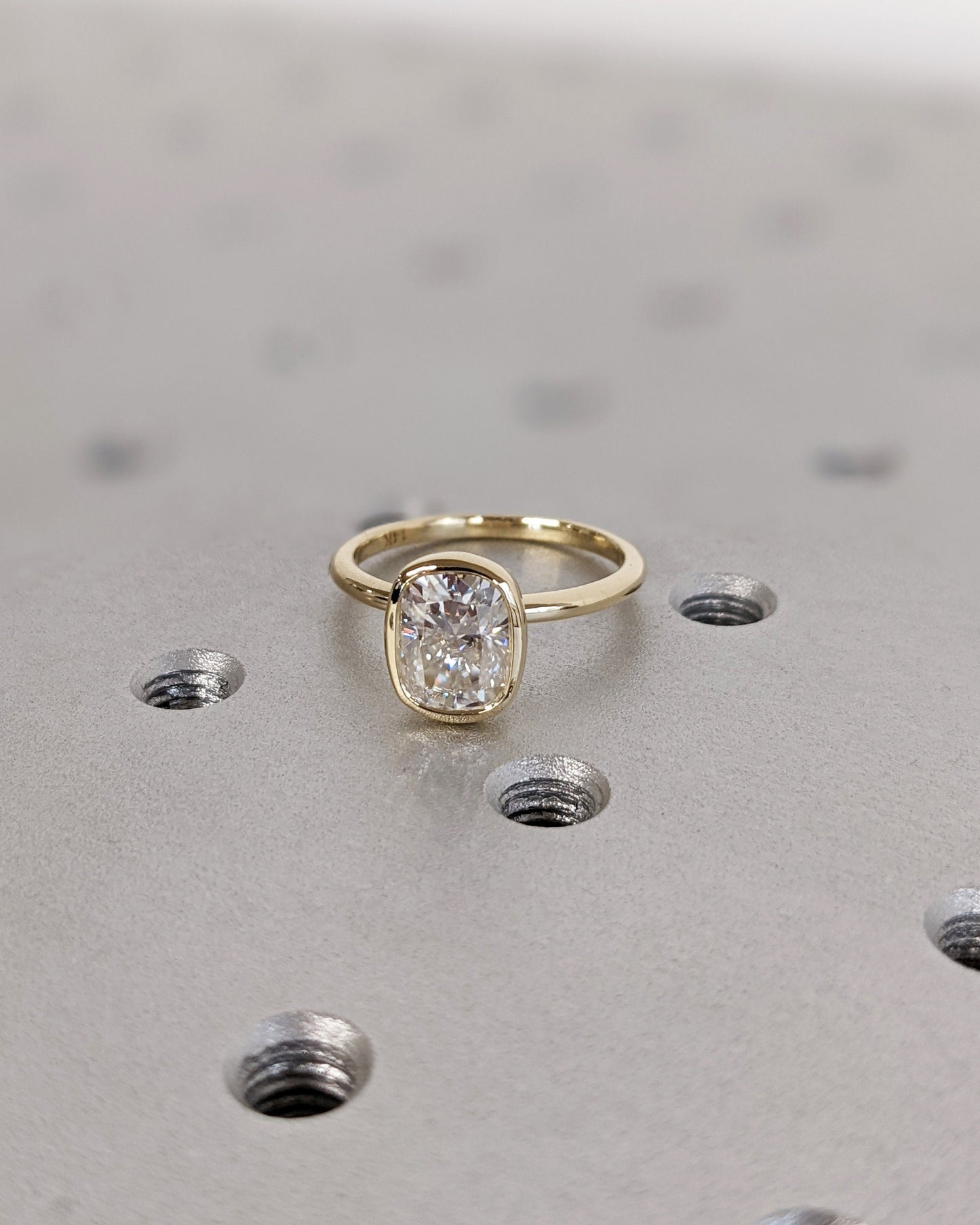 Asscher Three Stones Engagement Ring – 5.75 CT Moissanite Diamond