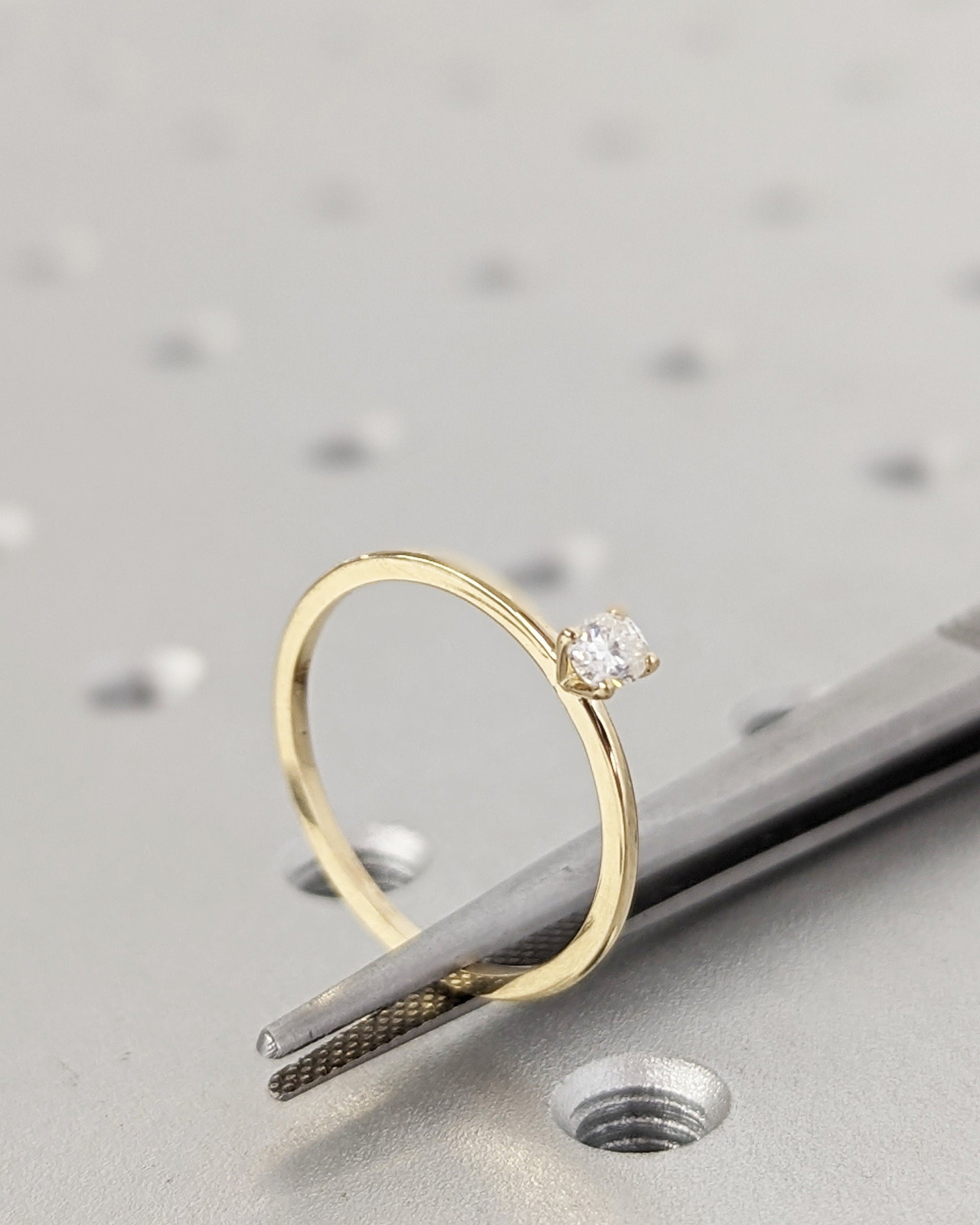 Asscher Three Stones Engagement Ring – 5.75 CT Moissanite Diamond