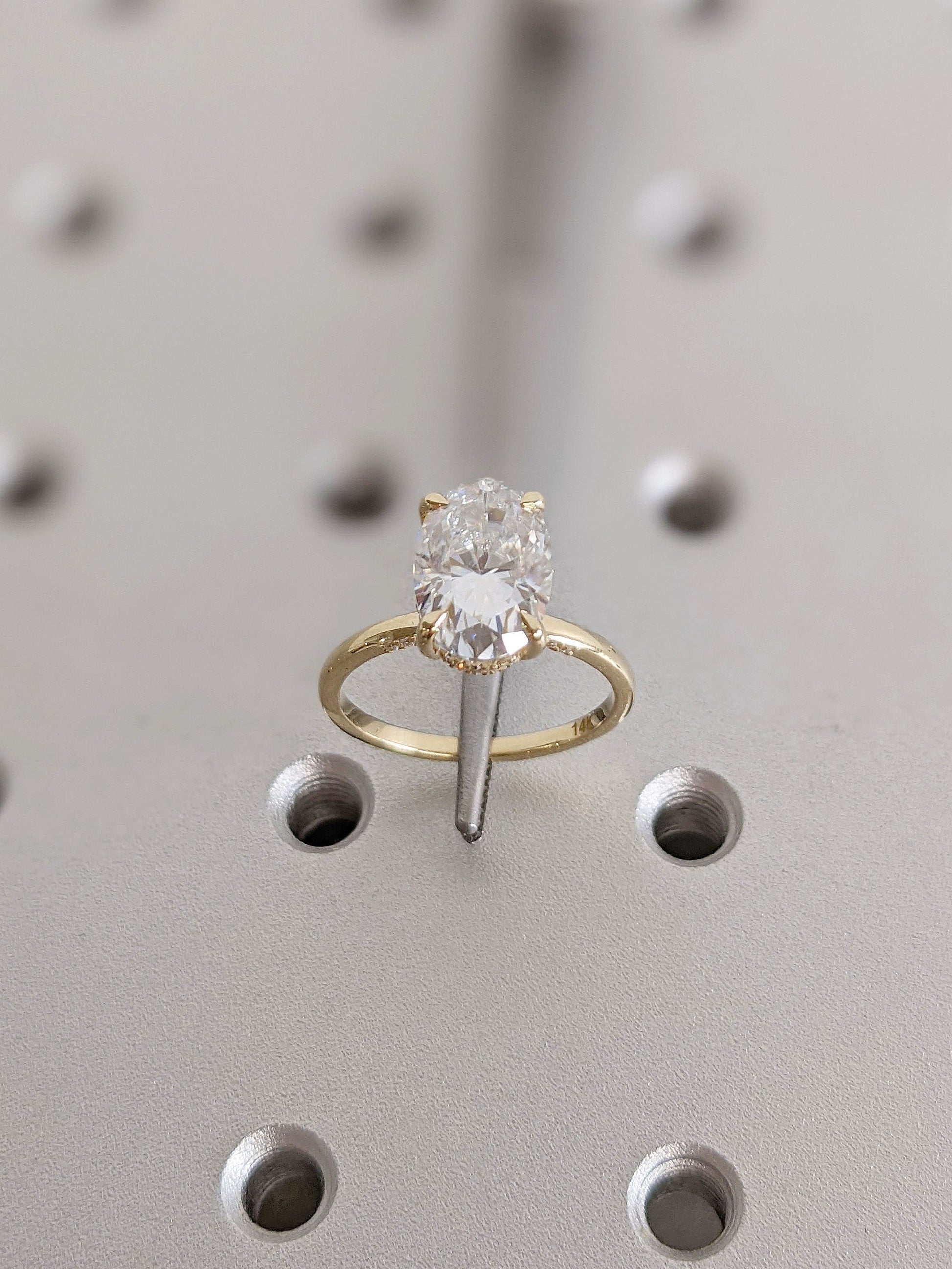 Asscher Three Stones Engagement Ring – 5.75 CT Moissanite Diamond
