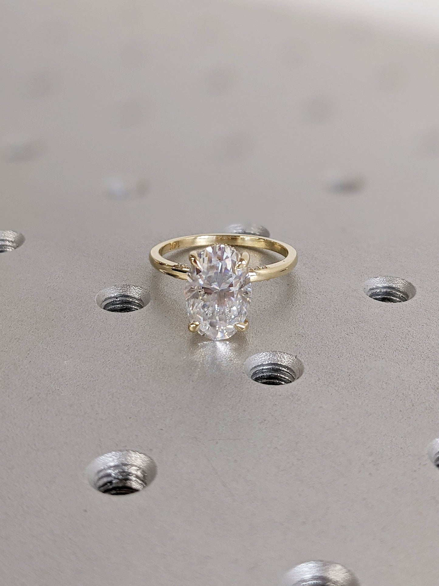 Asscher Three Stones Engagement Ring – 5.75 CT Moissanite Diamond