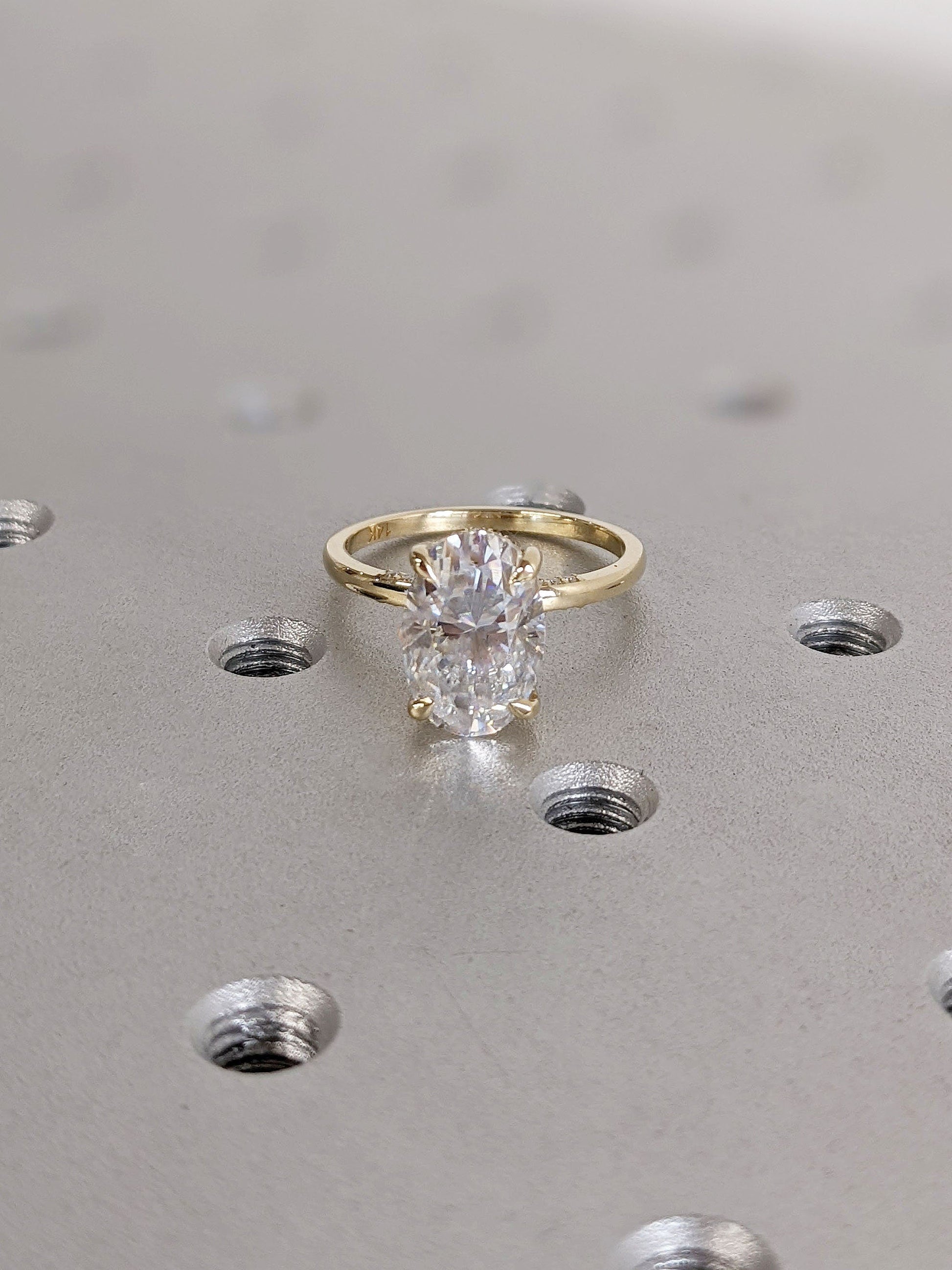 Asscher Three Stones Engagement Ring – 5.75 CT Moissanite Diamond