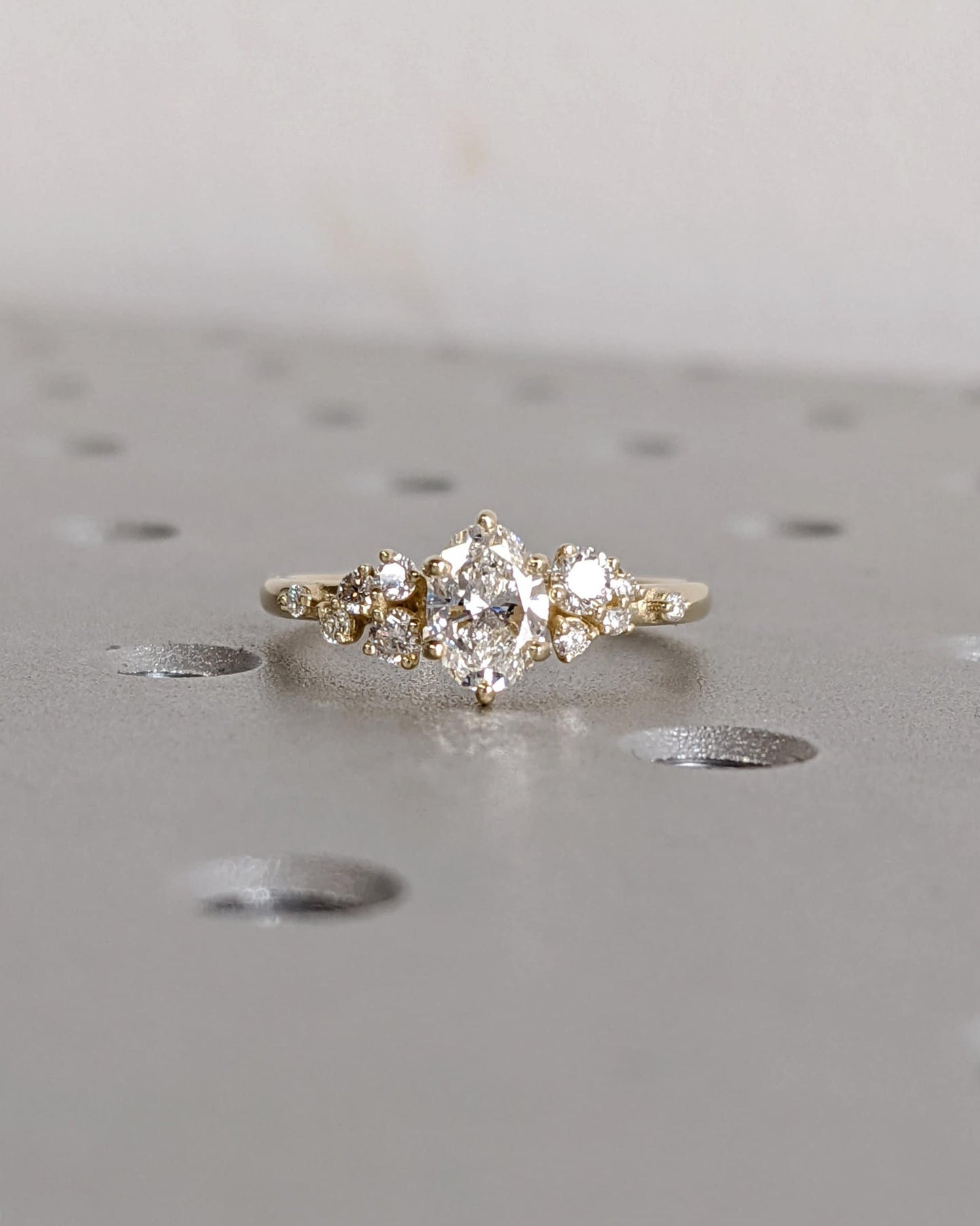 Asscher Three Stones Engagement Ring – 5.75 CT Moissanite Diamond