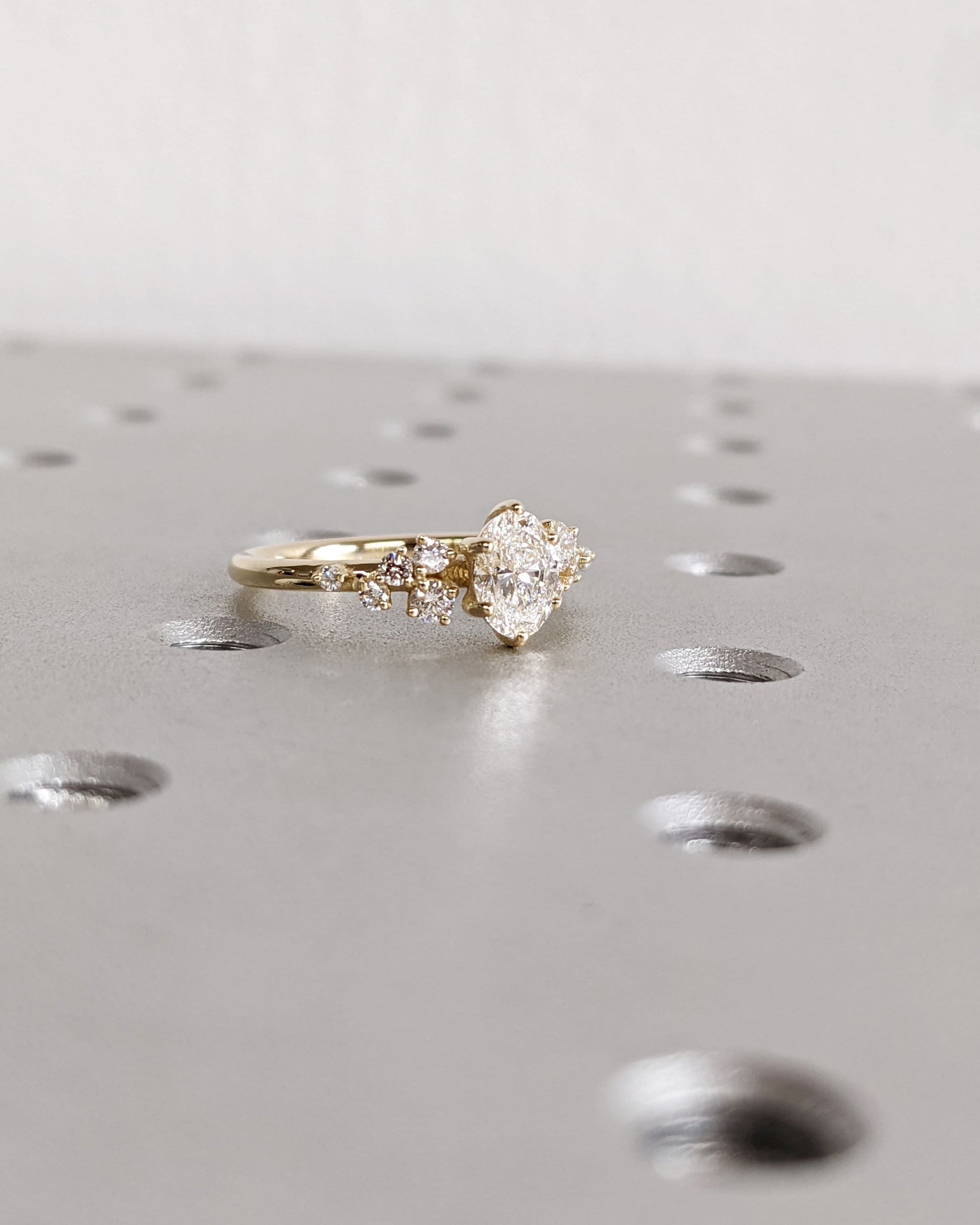 Asscher Three Stones Engagement Ring – 5.75 CT Moissanite Diamond