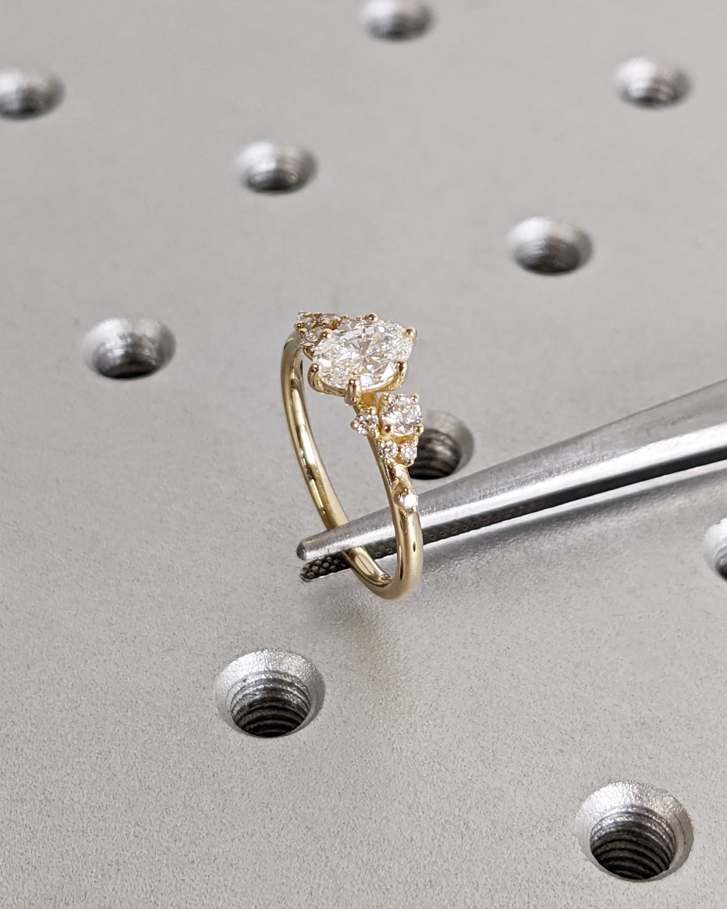 Asscher Three Stones Engagement Ring – 5.75 CT Moissanite Diamond