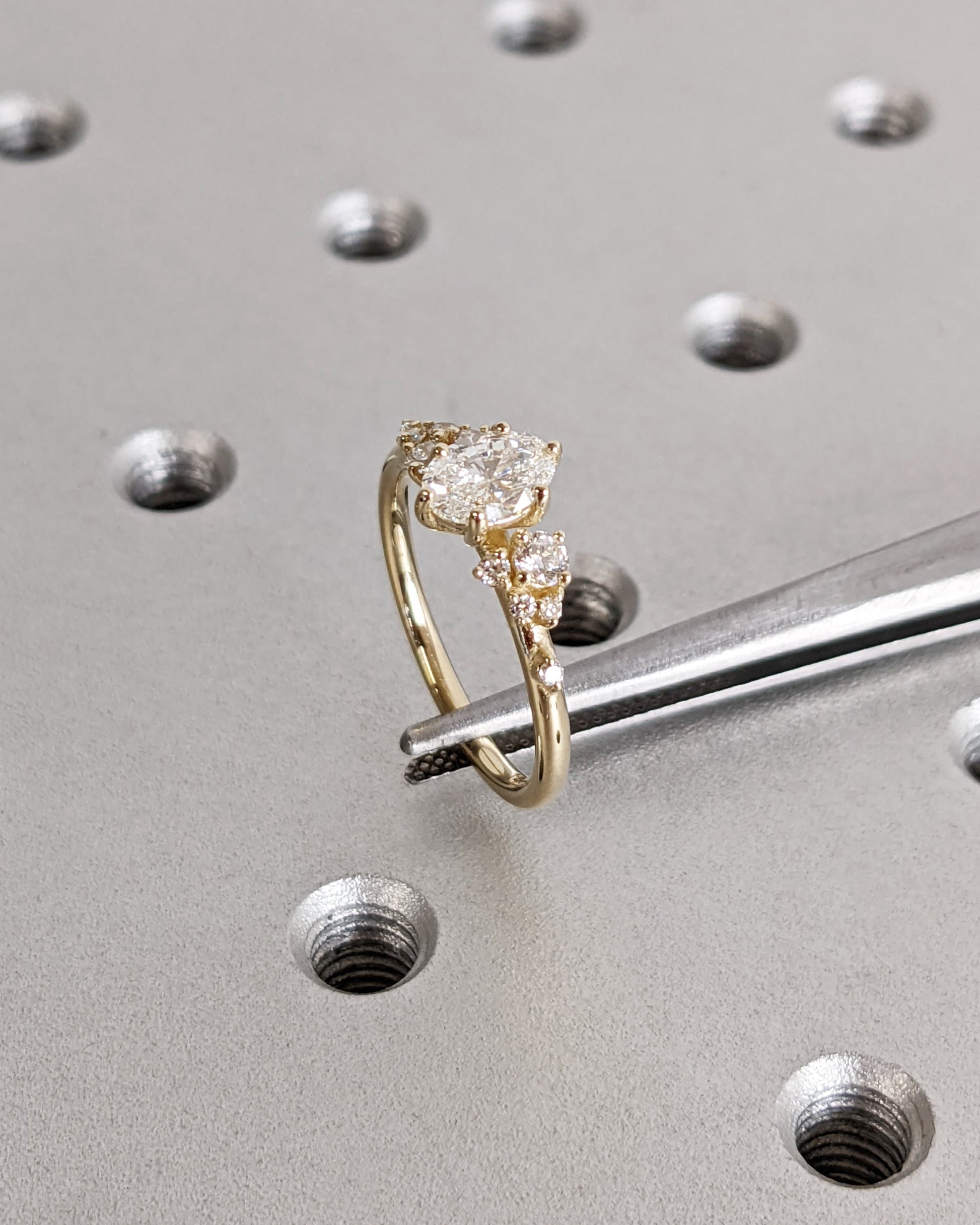 Asscher Three Stones Engagement Ring – 5.75 CT Moissanite Diamond