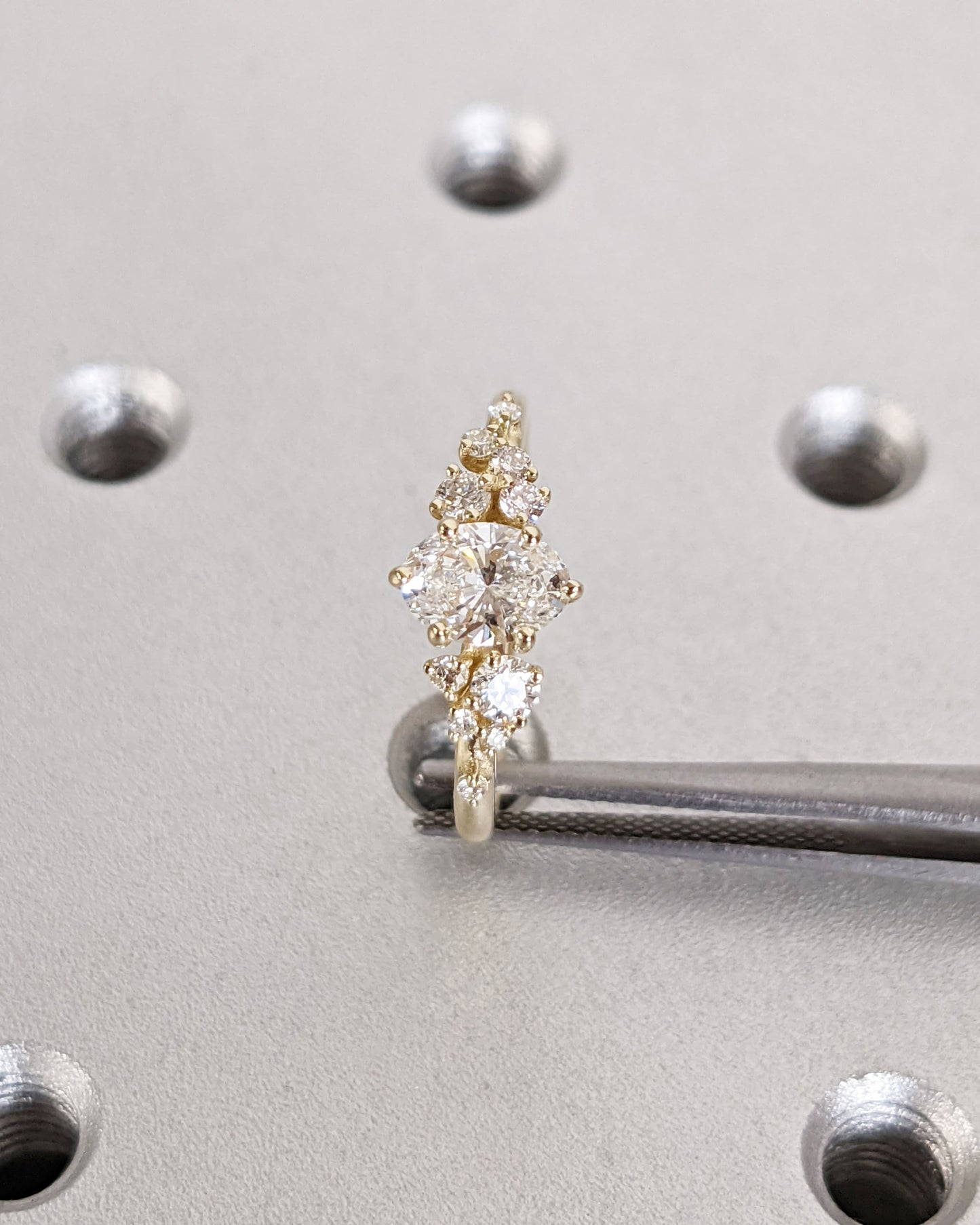 Asscher Three Stones Engagement Ring – 5.75 CT Moissanite Diamond