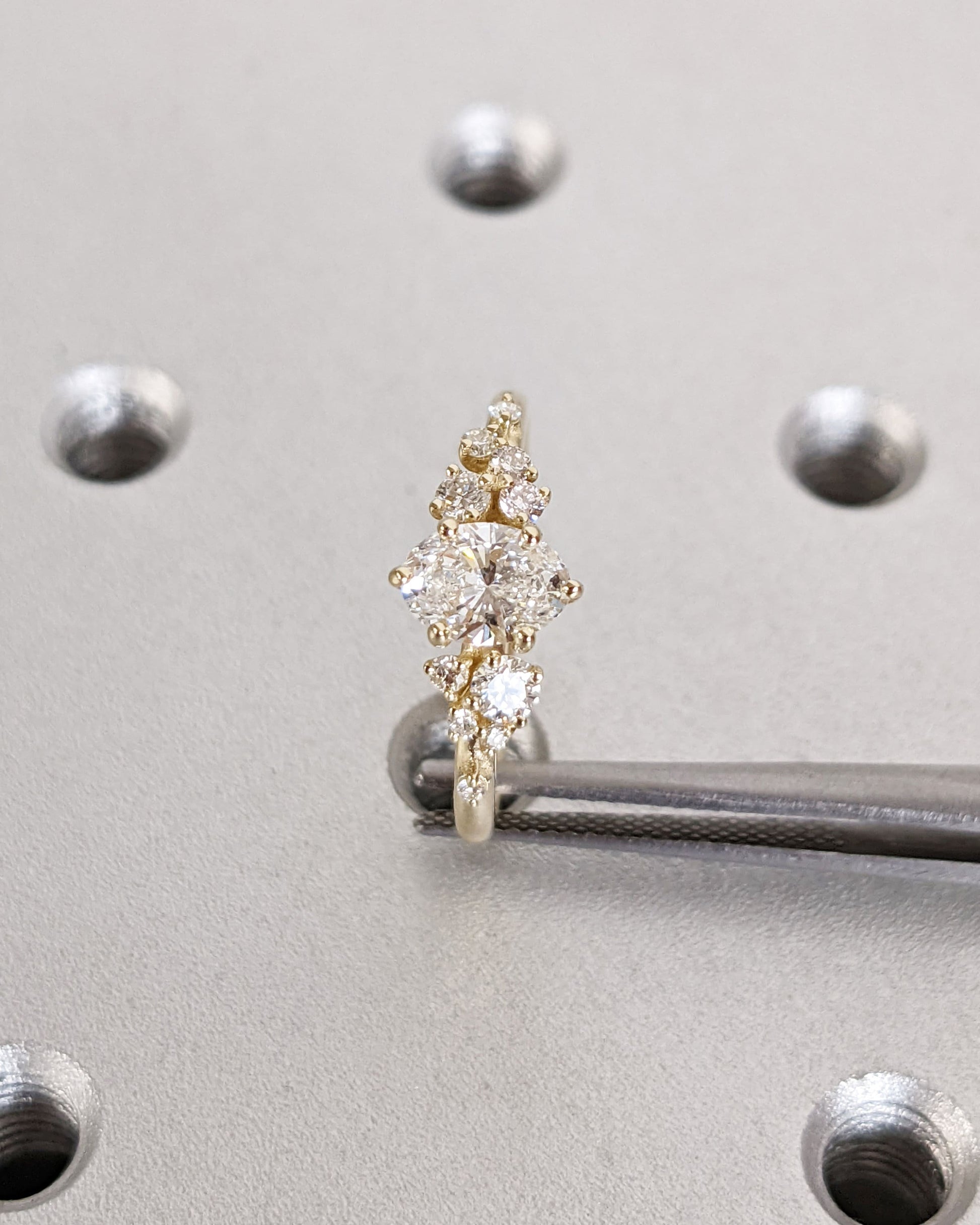 Asscher Three Stones Engagement Ring – 5.75 CT Moissanite Diamond