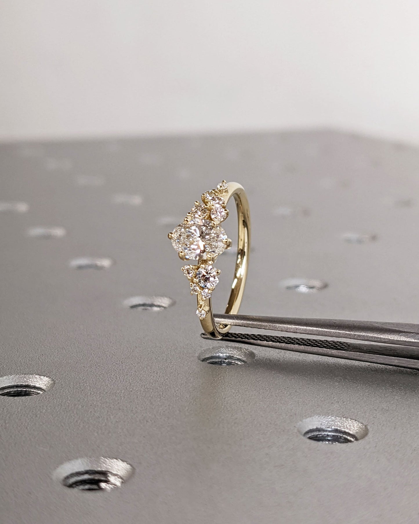 Asscher Three Stones Engagement Ring – 5.75 CT Moissanite Diamond