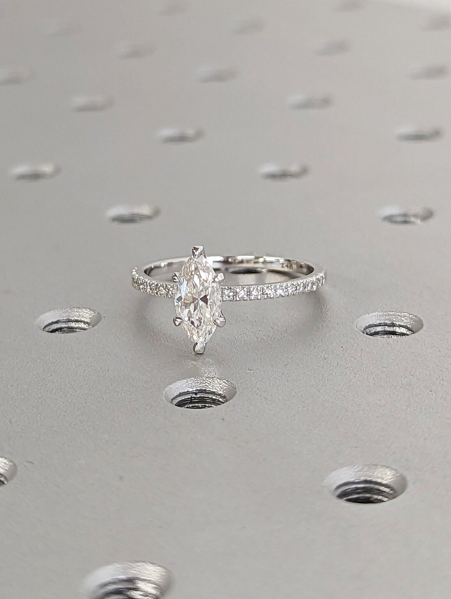 Asscher Three Stones Engagement Ring – 5.75 CT Moissanite Diamond