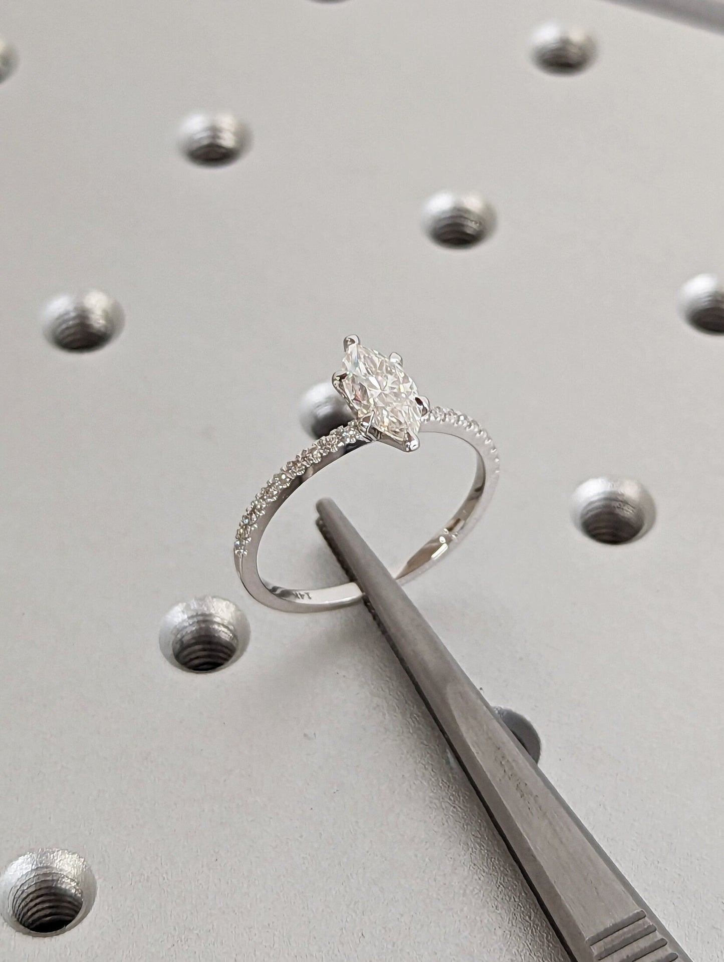 Asscher Three Stones Engagement Ring – 5.75 CT Moissanite Diamond