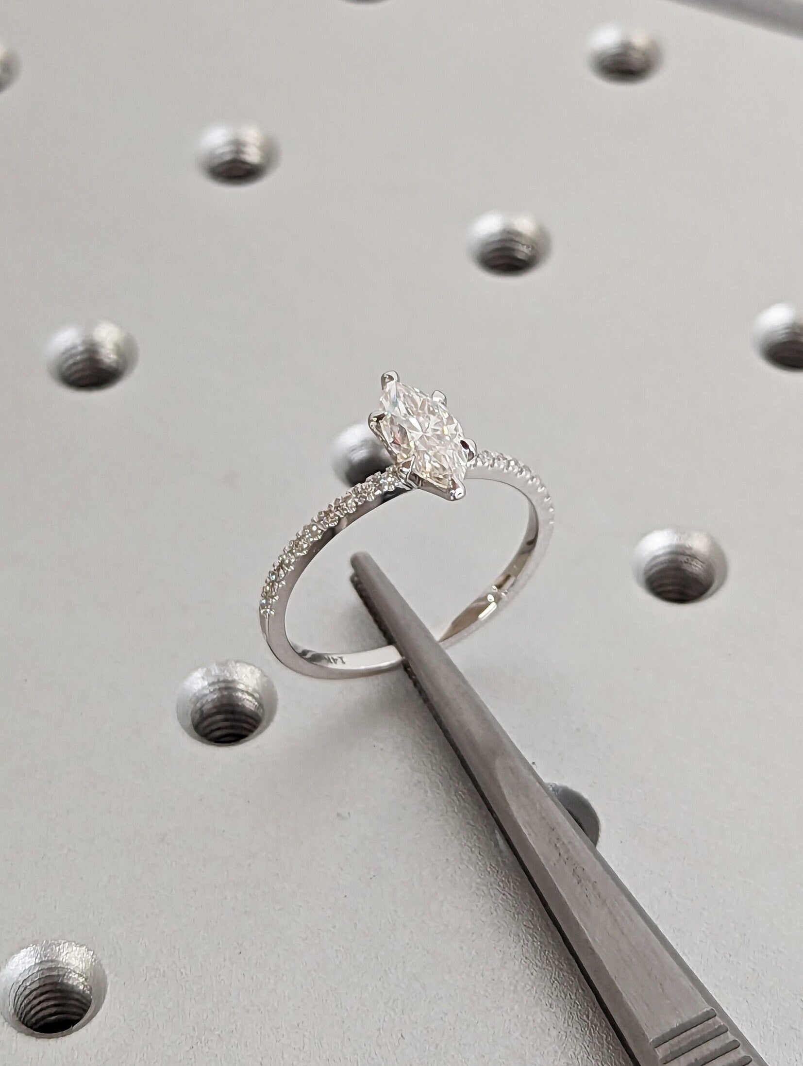 Asscher Three Stones Engagement Ring – 5.75 CT Moissanite Diamond