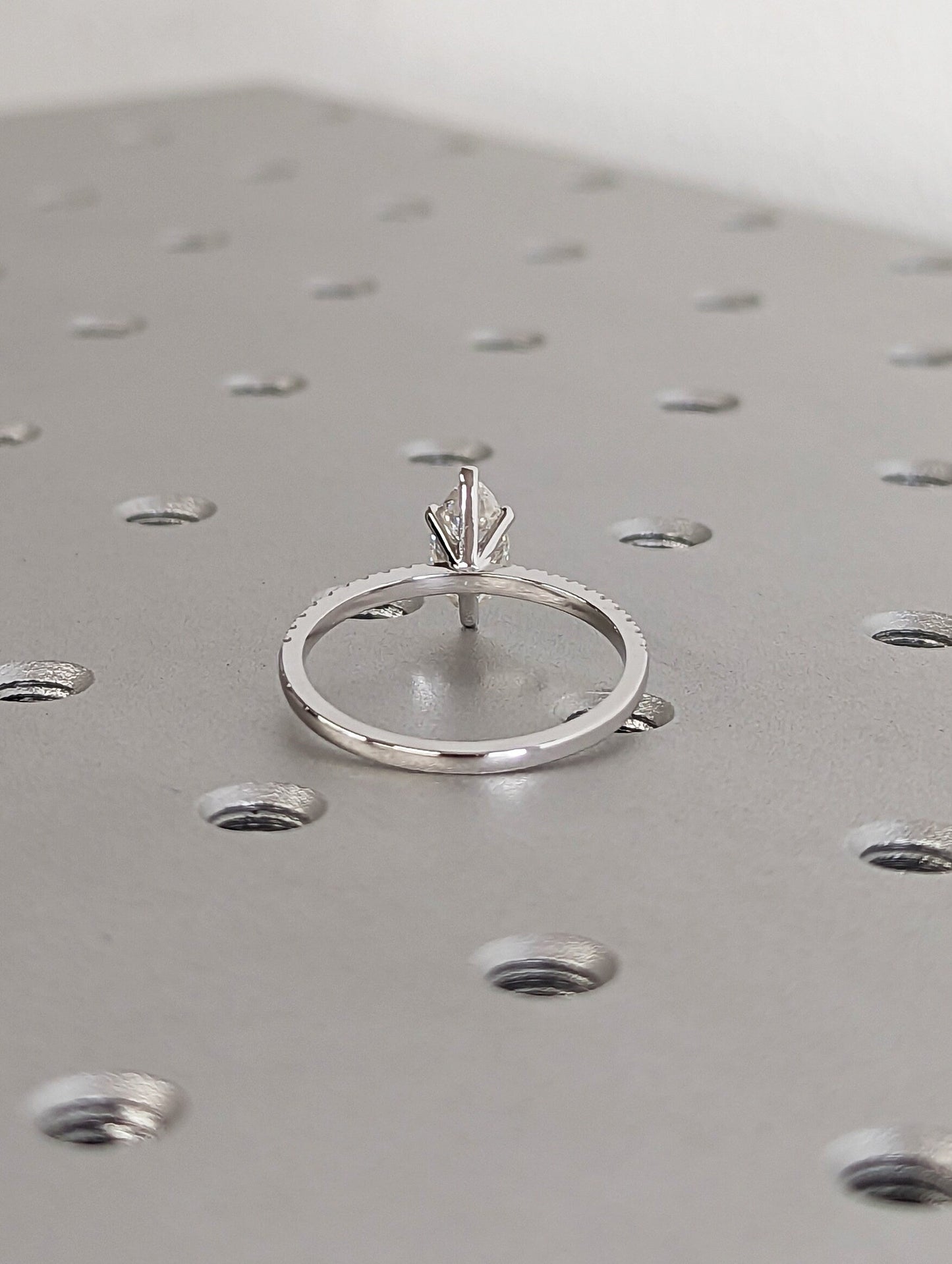 Asscher Three Stones Engagement Ring – 5.75 CT Moissanite Diamond
