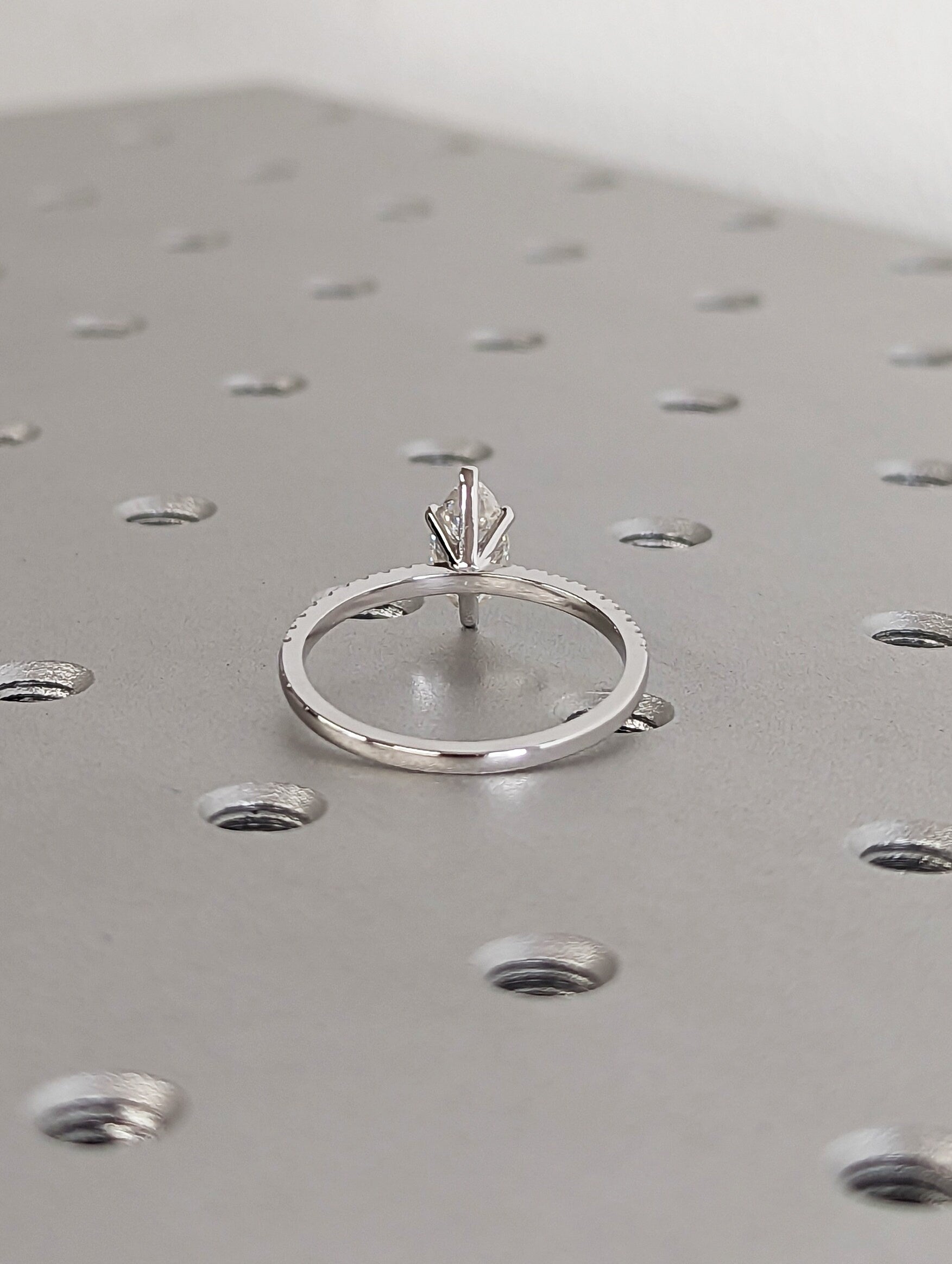 Asscher Three Stones Engagement Ring – 5.75 CT Moissanite Diamond