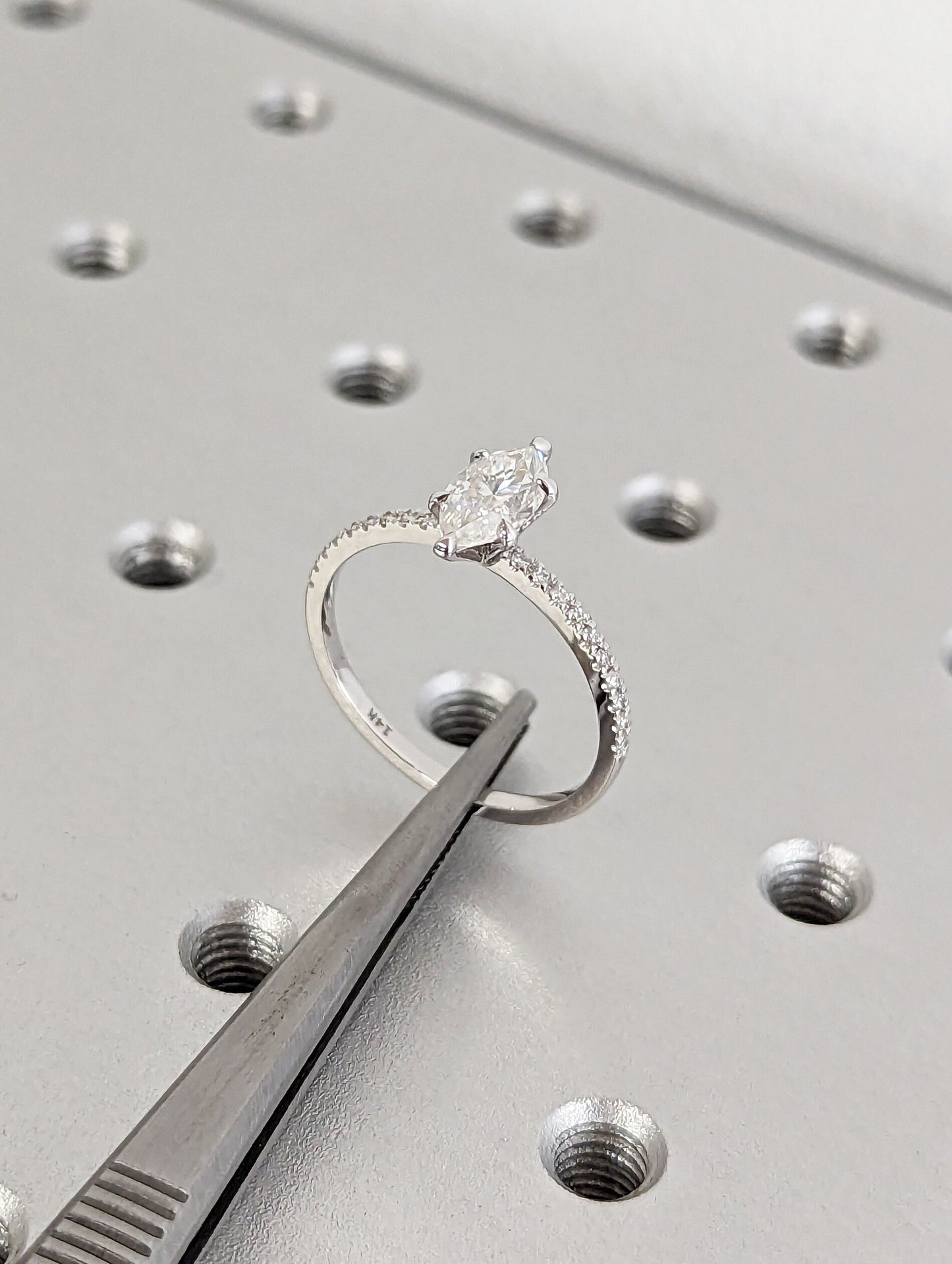 Asscher Three Stones Engagement Ring – 5.75 CT Moissanite Diamond