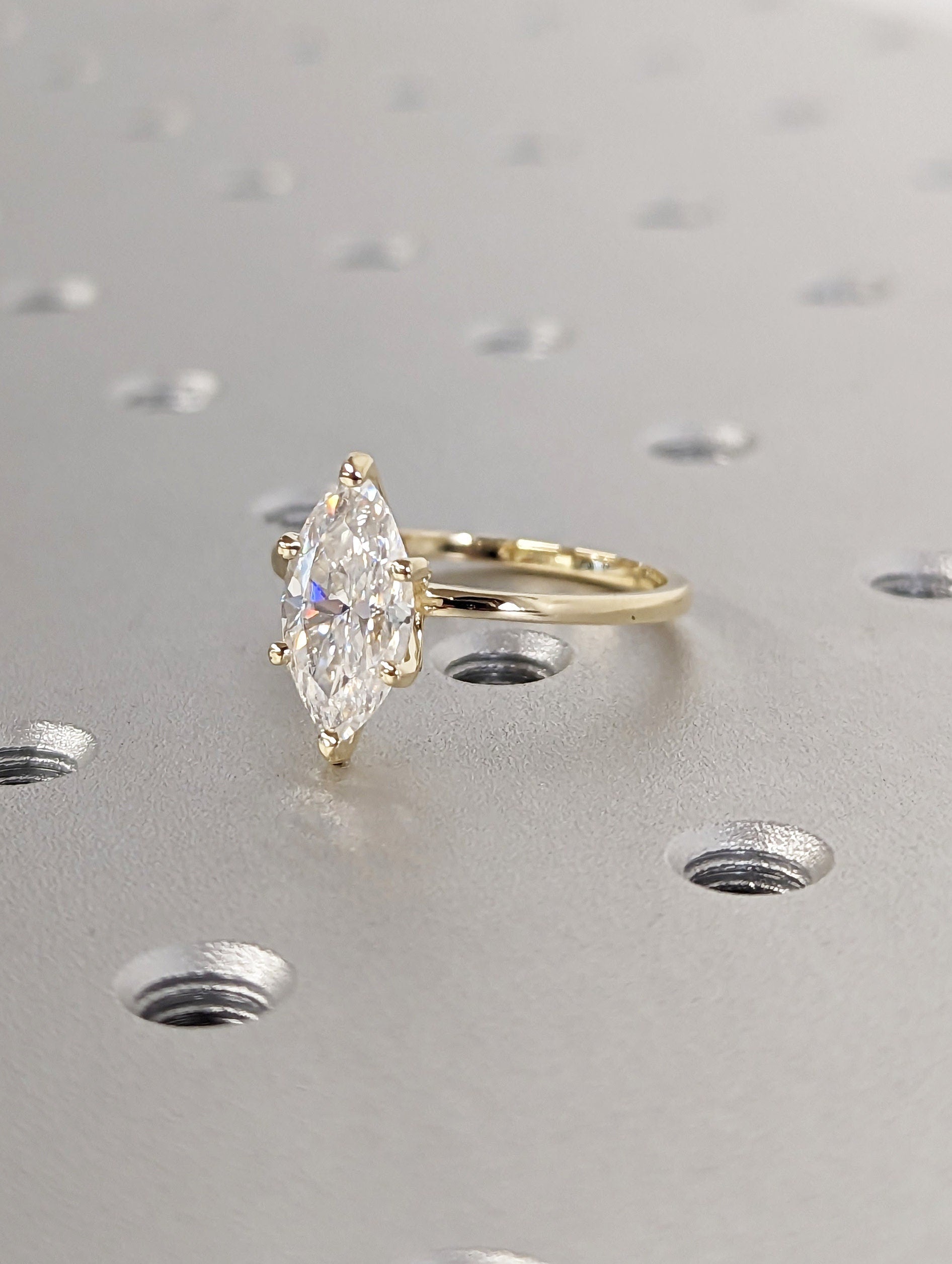 Asscher Three Stones Engagement Ring – 5.75 CT Moissanite Diamond