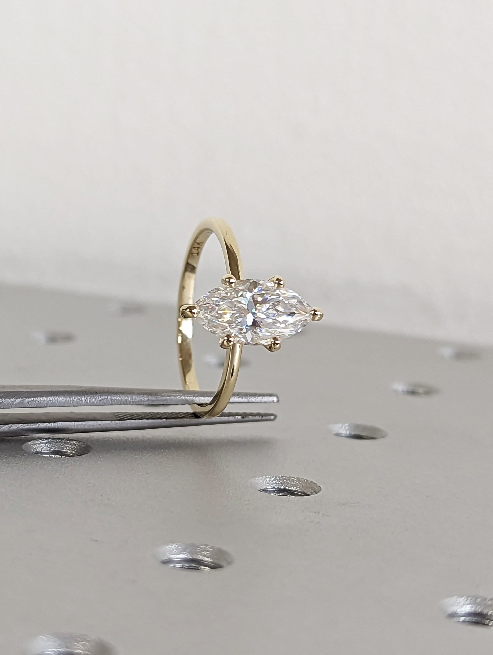Asscher Three Stones Engagement Ring – 5.75 CT Moissanite Diamond